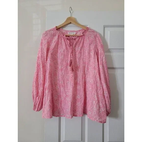 Emerson Fry Bardot Top XS, Pink Floral  $128 - Picture 2 of 9